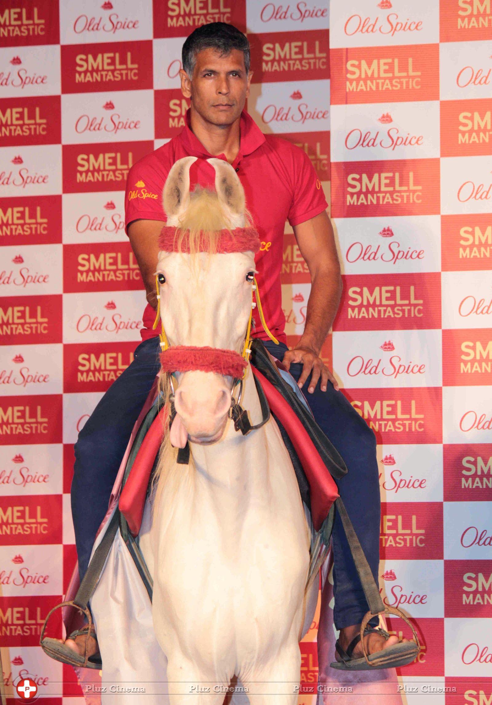 Milind Soman - Rana, Sonu, Vidyut & Milind Soman at The Launch of the Old Spice Deodorant Photos | Picture 644530