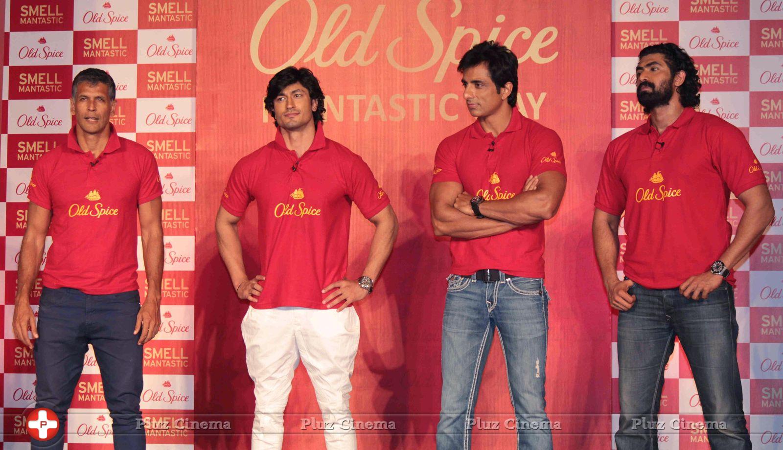 Rana, Sonu, Vidyut & Milind Soman at The Launch of the Old Spice Deodorant Photos | Picture 644534