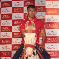 Milind Soman - Rana, Sonu, Vidyut & Milind Soman at The Launch of the Old Spice Deodorant Photos | Picture 644532