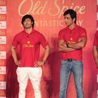 Rana, Sonu, Vidyut & Milind Soman at The Launch of the Old Spice Deodorant Photos