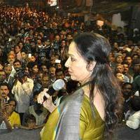 Hema Malini - Actress Hema Malini addressing Public Rally Stills