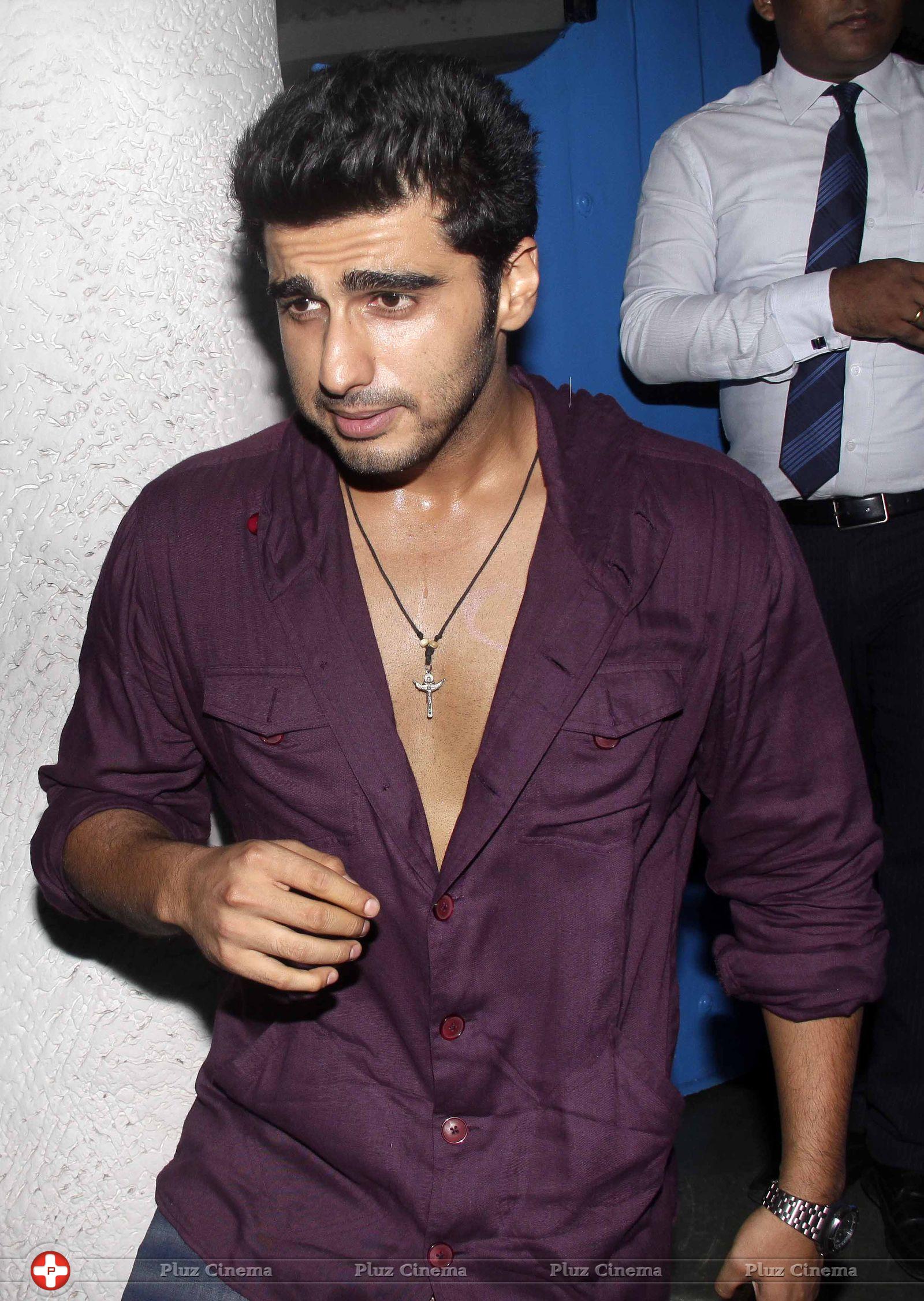 Arjun Kapoor - Arjun Kapoor & Huma Qureshi at the completion bash of film Finding Fanny Fernandes Photos | Picture 654394