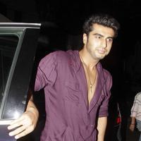 Arjun Kapoor - Arjun Kapoor & Huma Qureshi at the completion bash of film Finding Fanny Fernandes Photos | Picture 654440
