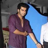 Arjun Kapoor - Arjun Kapoor & Huma Qureshi at the completion bash of film Finding Fanny Fernandes Photos | Picture 654442
