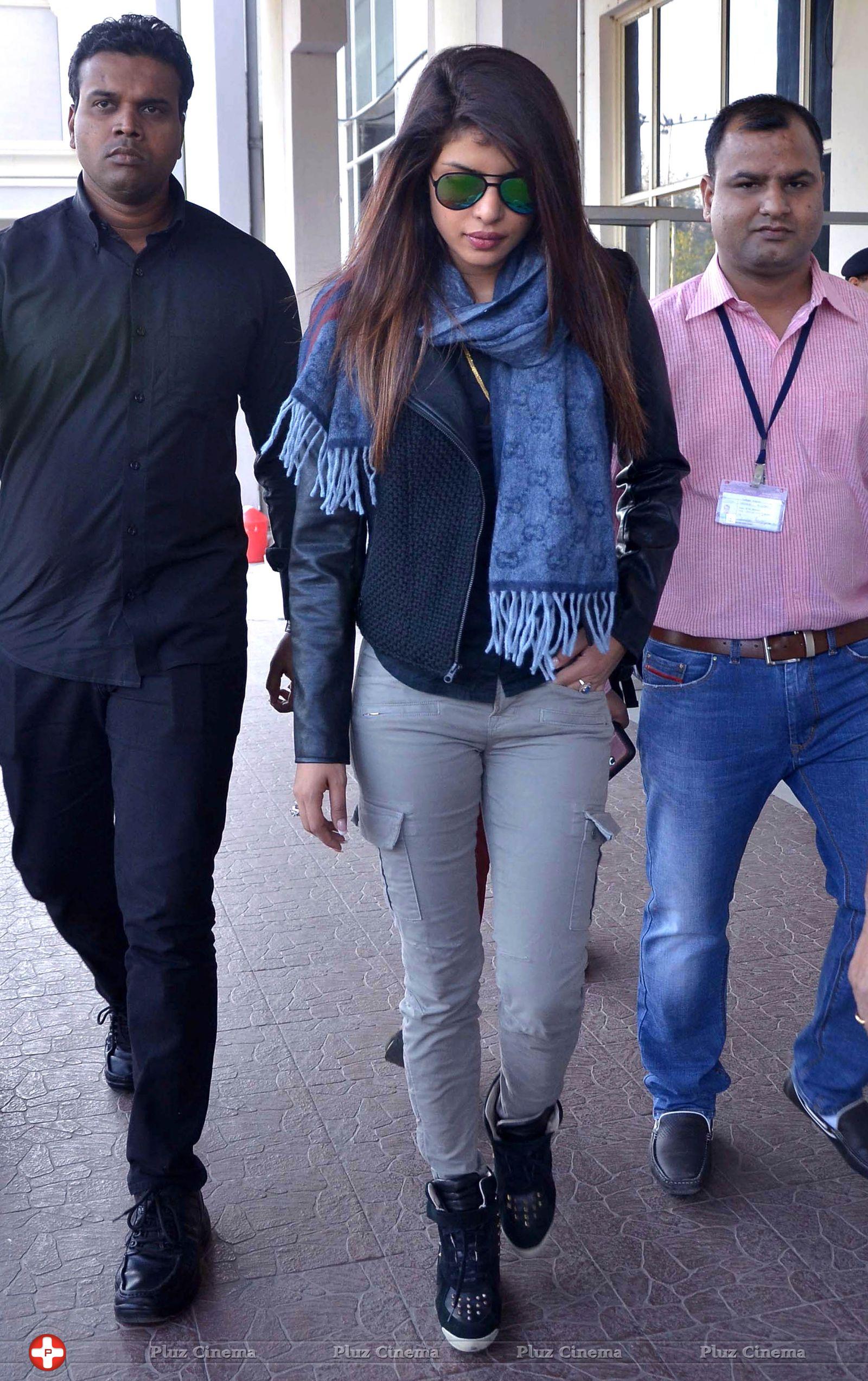 Priyanka Chopra - Bollywood celebrities arrives to attend a Wedding Stills | Picture 654350