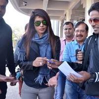 Priyanka Chopra - Bollywood celebrities arrives to attend a Wedding Stills