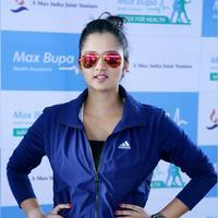 Sania Mirza - Manish Paul and Sania Mirza at Max Bupa Walk For Health Stills | Picture 610609