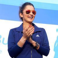 Sania Mirza - Manish Paul and Sania Mirza at Max Bupa Walk For Health Stills | Picture 610611