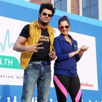 Manish Paul and Sania Mirza at Max Bupa Walk For Health Stills