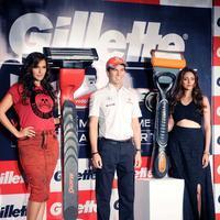 Neha Dhupia and Aditi Rao Hydari at Gillette Indian Grand Prix Promotional Event Stills | Picture 614095