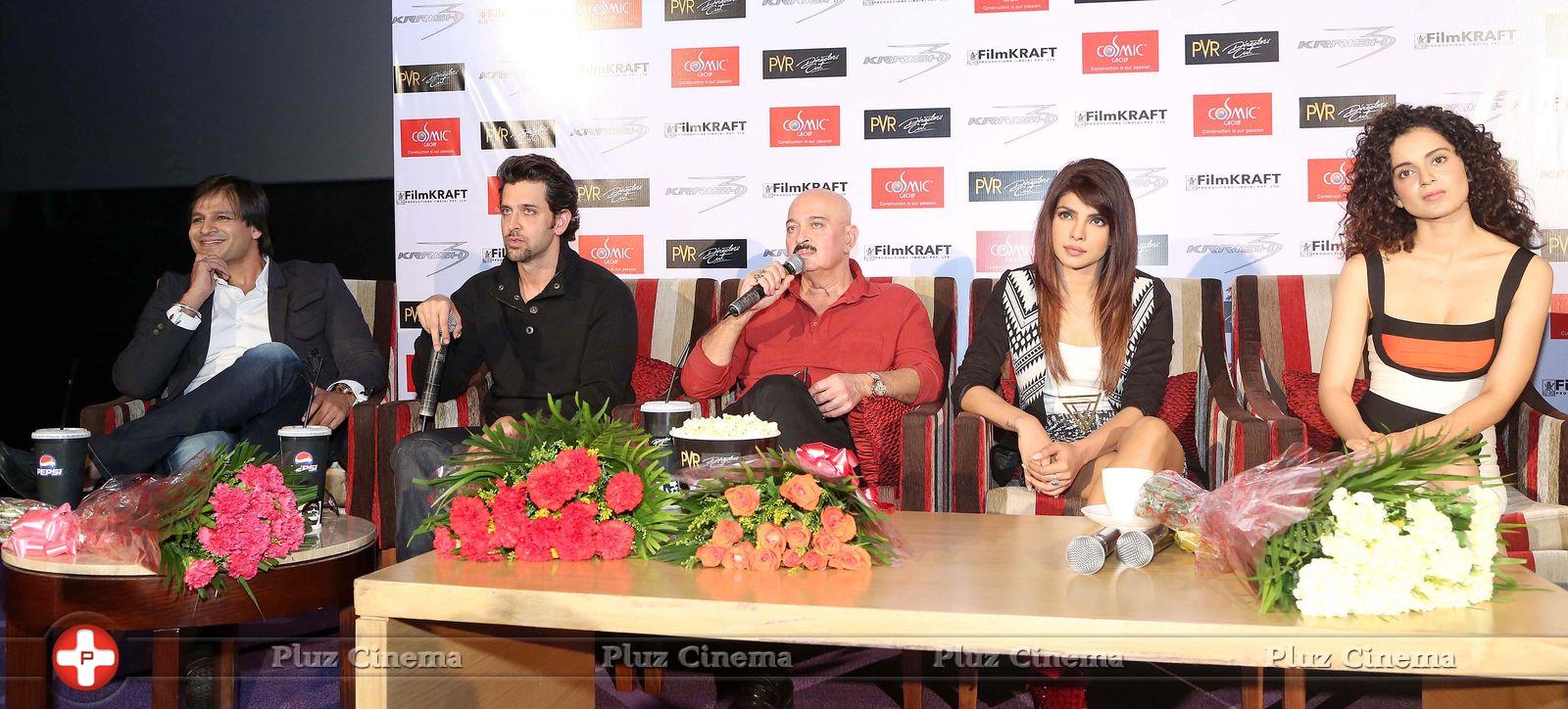 Hrithik, Kangana and Priyanka at Promotion Of Krrish 3 Movie Stills | Picture 613863