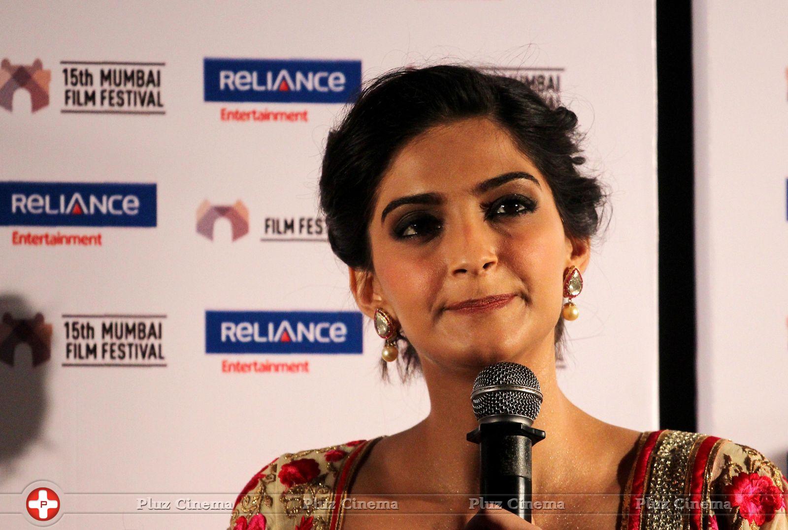 Sonam Kapoor Ahuja - Sonam Kapoor Promotes Little Big People Movie at 15th Mumbai Film Festival Photos | Picture 614035