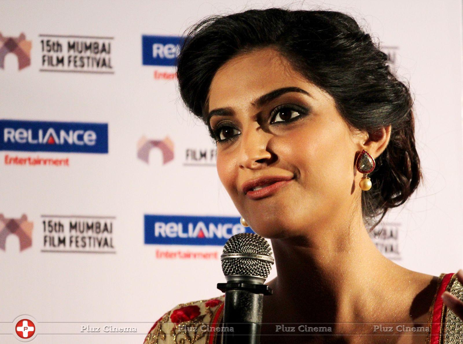 Sonam Kapoor Ahuja - Sonam Kapoor Promotes Little Big People Movie at 15th Mumbai Film Festival Photos | Picture 614041