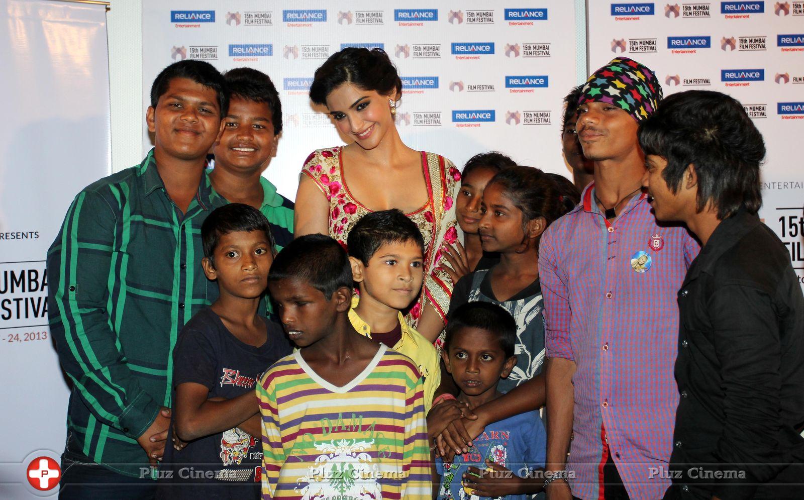 Sonam Kapoor Ahuja - Sonam Kapoor Promotes Little Big People Movie at 15th Mumbai Film Festival Photos | Picture 614049