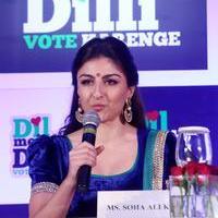 Soha Ali Khan - Soha Ali Khan Will Urge Youngsters To Vote Photos