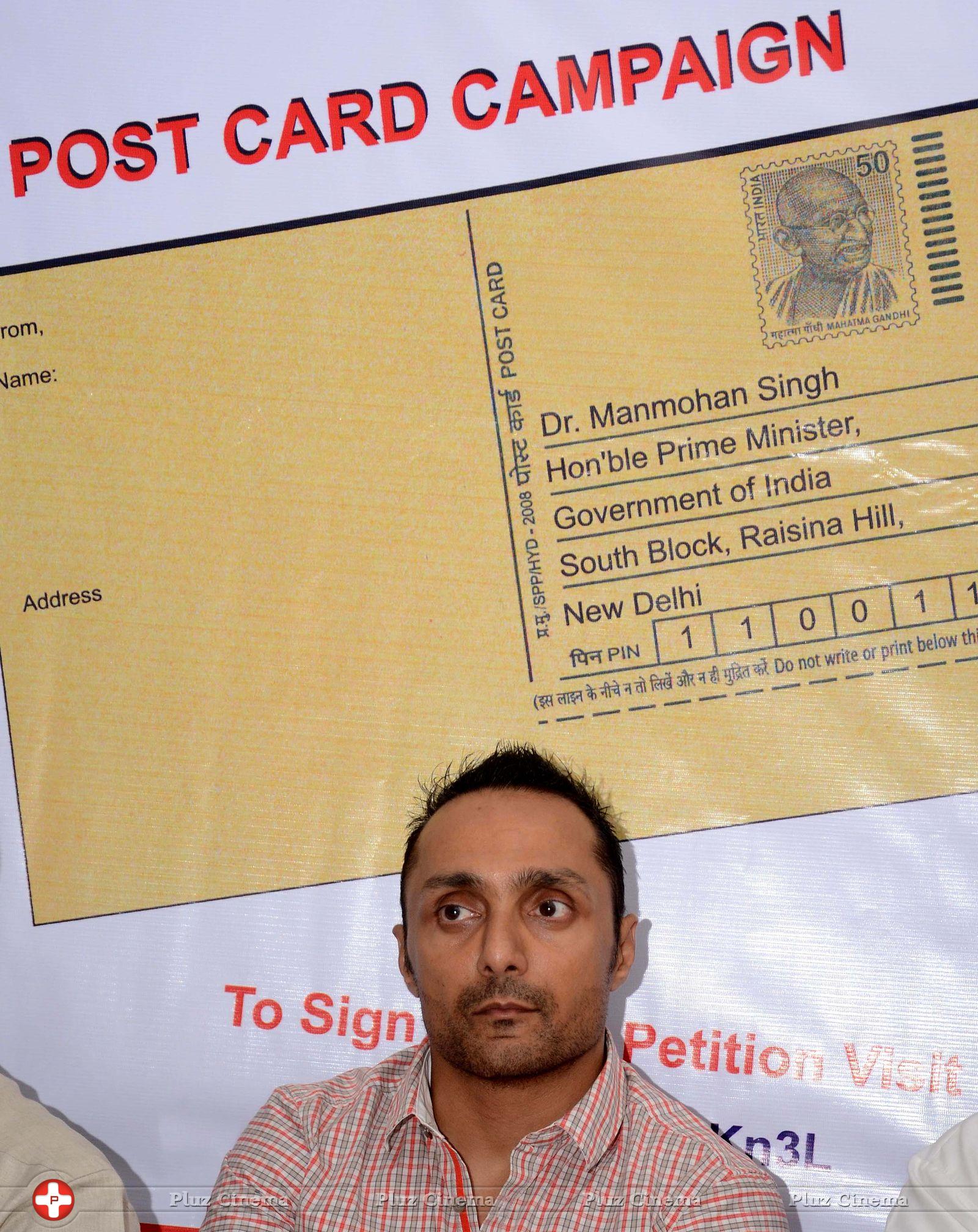 Rahul Bose - Rahul Bose at The Launch of Postcard Campaign Photos | Picture 619895