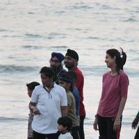 Shilpa Shetty at Juhu Beach Stills | Picture 620845