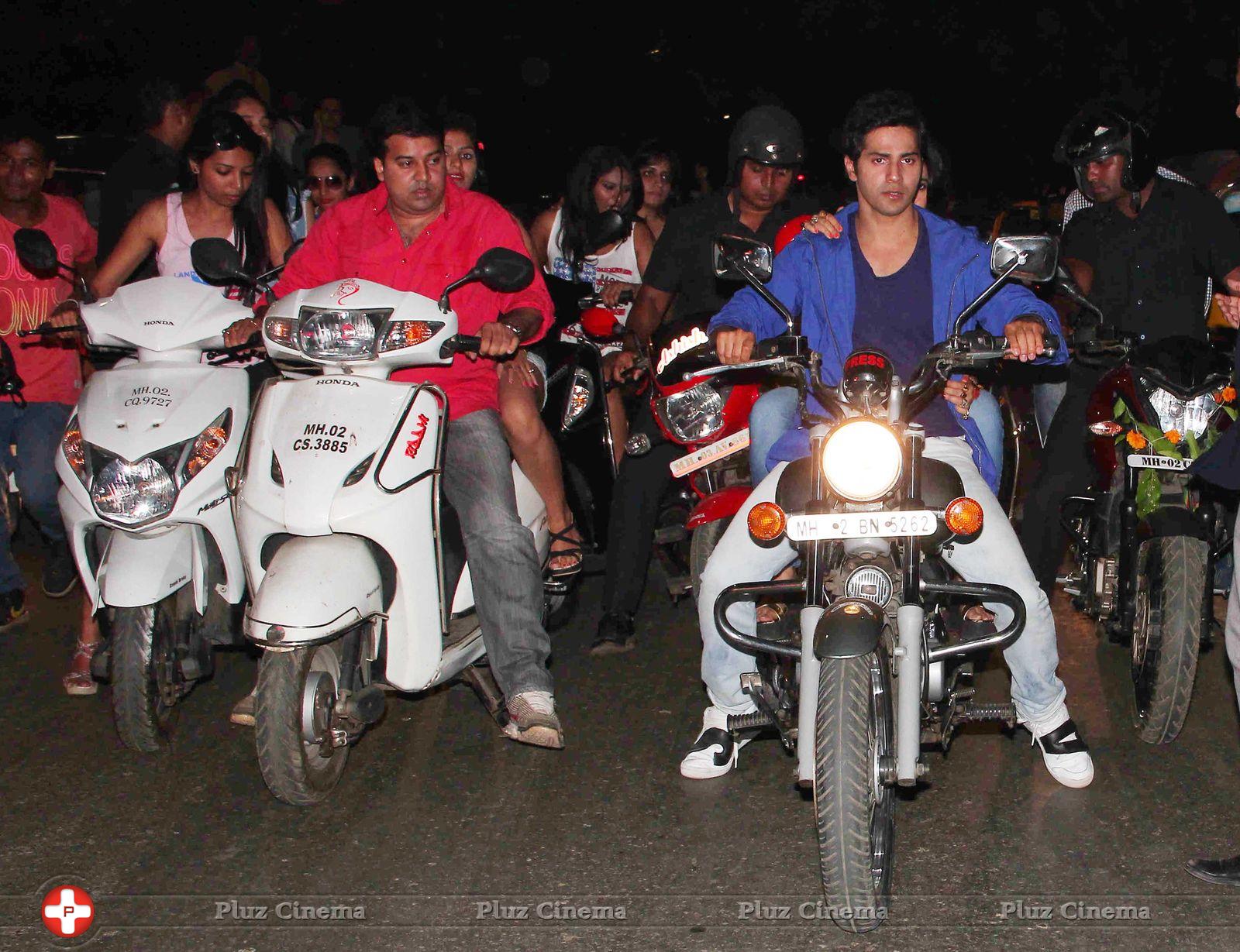 Varun Dhawan - Bike rally to promote film Main Tera Hero Photos | Picture 737444
