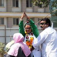 Rakhi Sawant - Candidates begin filing nomination papers for election 2014 Photos | Picture 737934