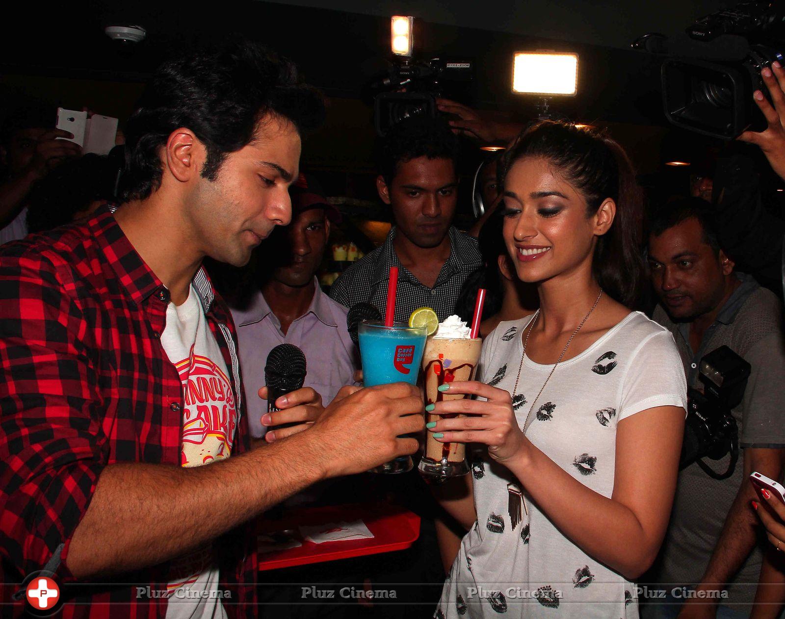 Varun Dhawan and Ileana Promotes their film at cafe and theatres Photos | Picture 739555