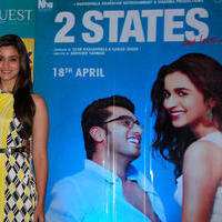 Alia Bhatt - Alia Bhatt and Arjun Kapoor promotes film 2 States Photos | Picture 741147