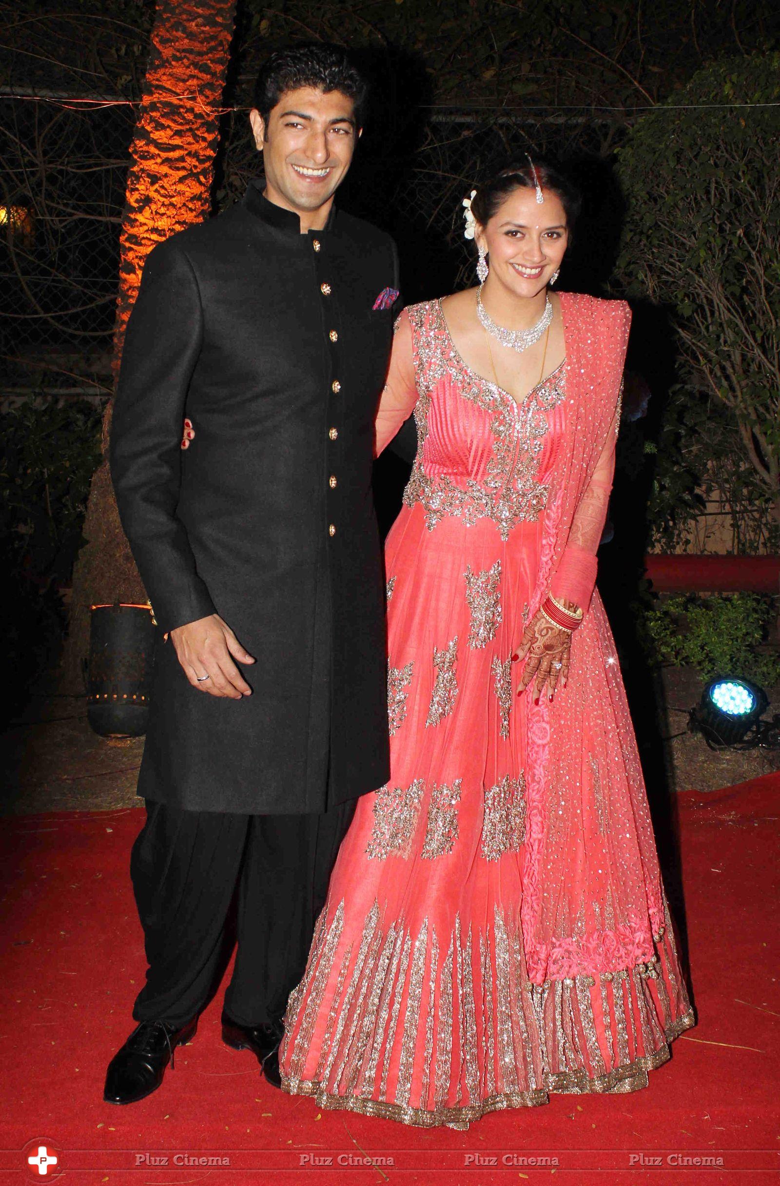 Celebrities at Ahana Deol and Vaibhav Vora Wedding Reception Photos | Picture 707097