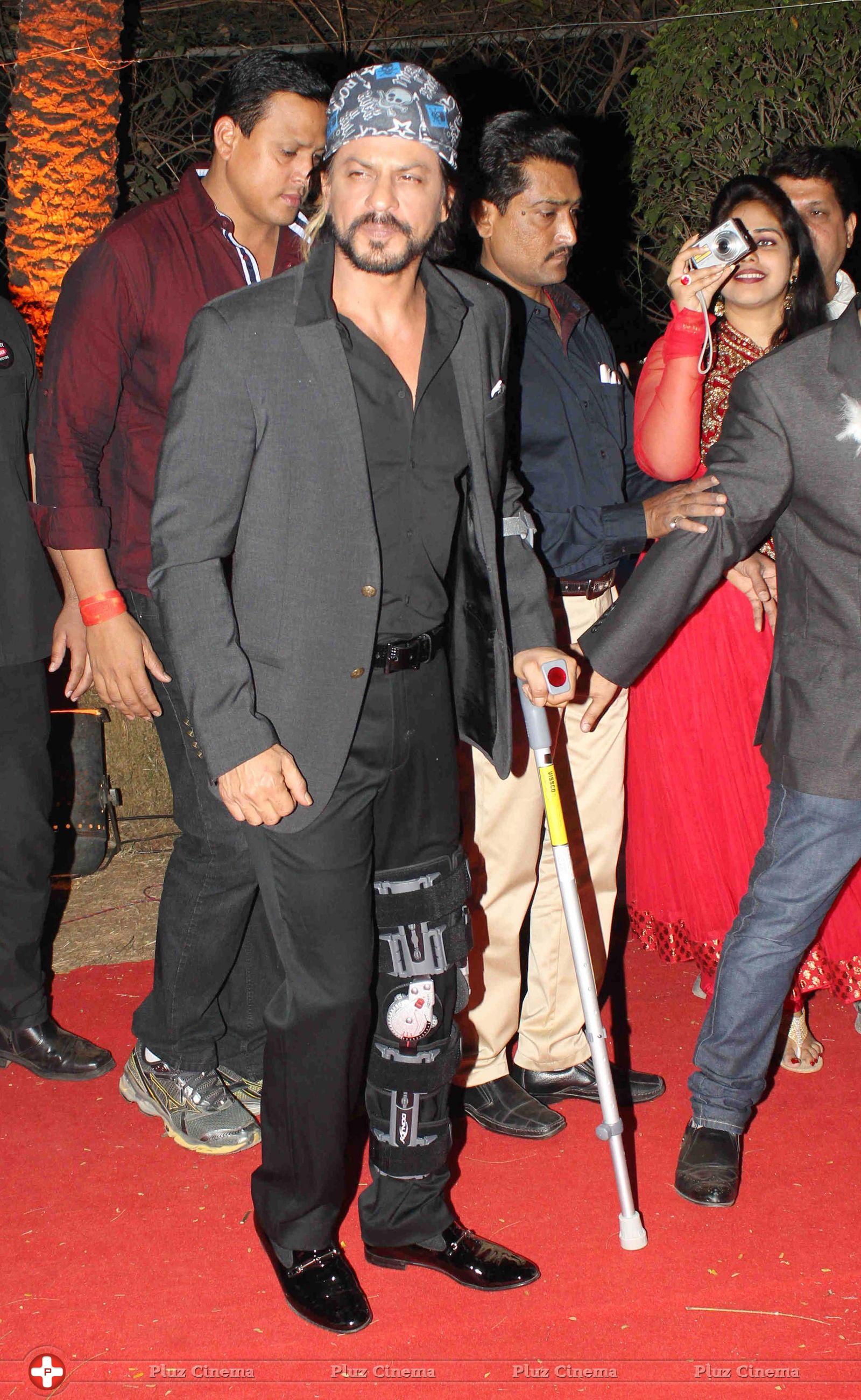 Shahrukh Khan - Celebrities at Ahana Deol and Vaibhav Vora Wedding Reception Photos | Picture 707100