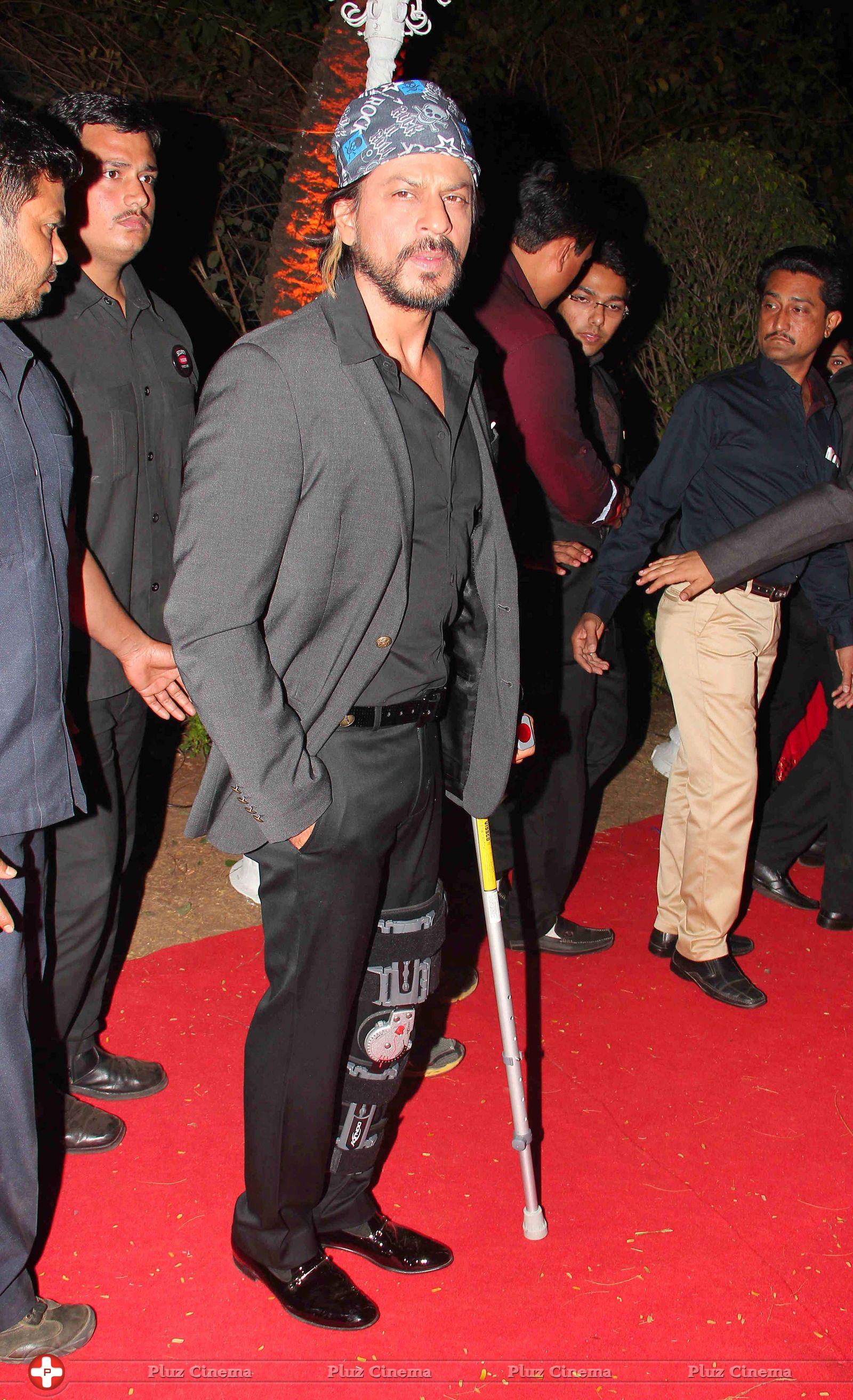 Shahrukh Khan - Celebrities at Ahana Deol and Vaibhav Vora Wedding Reception Photos | Picture 707114