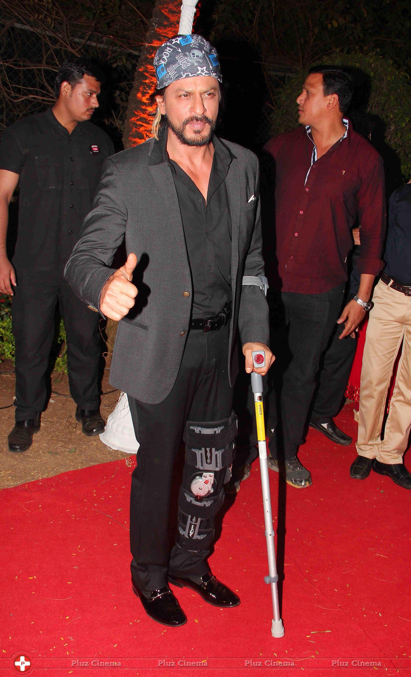 Shahrukh Khan - Celebrities at Ahana Deol and Vaibhav Vora Wedding Reception Photos | Picture 707117