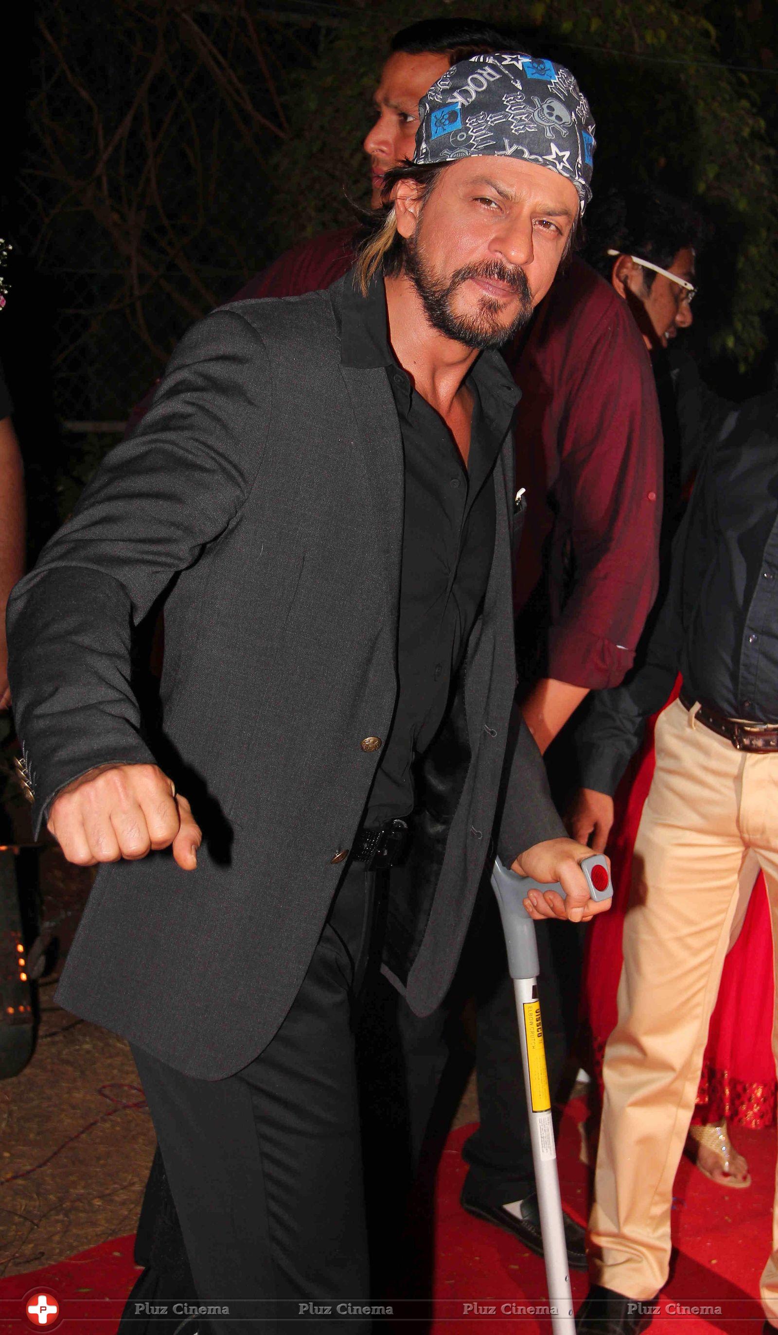 Shahrukh Khan - Celebrities at Ahana Deol and Vaibhav Vora Wedding Reception Photos | Picture 707118