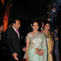 Celebrities at Ahana Deol and Vaibhav Vora Wedding Reception Photos | Picture 707063