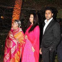 Celebrities at Ahana Deol and Vaibhav Vora Wedding Reception Photos