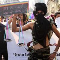 Anushka Manchanda at Gay protest against Supreme Court verdict Photos | Picture 706556