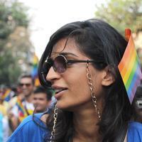 Anushka Manchanda - Anushka Manchanda at Gay protest against Supreme Court verdict Photos