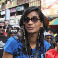 Anushka Manchanda - Anushka Manchanda at Gay protest against Supreme Court verdict Photos