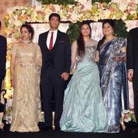 Ahana Deol's wedding reception Stills