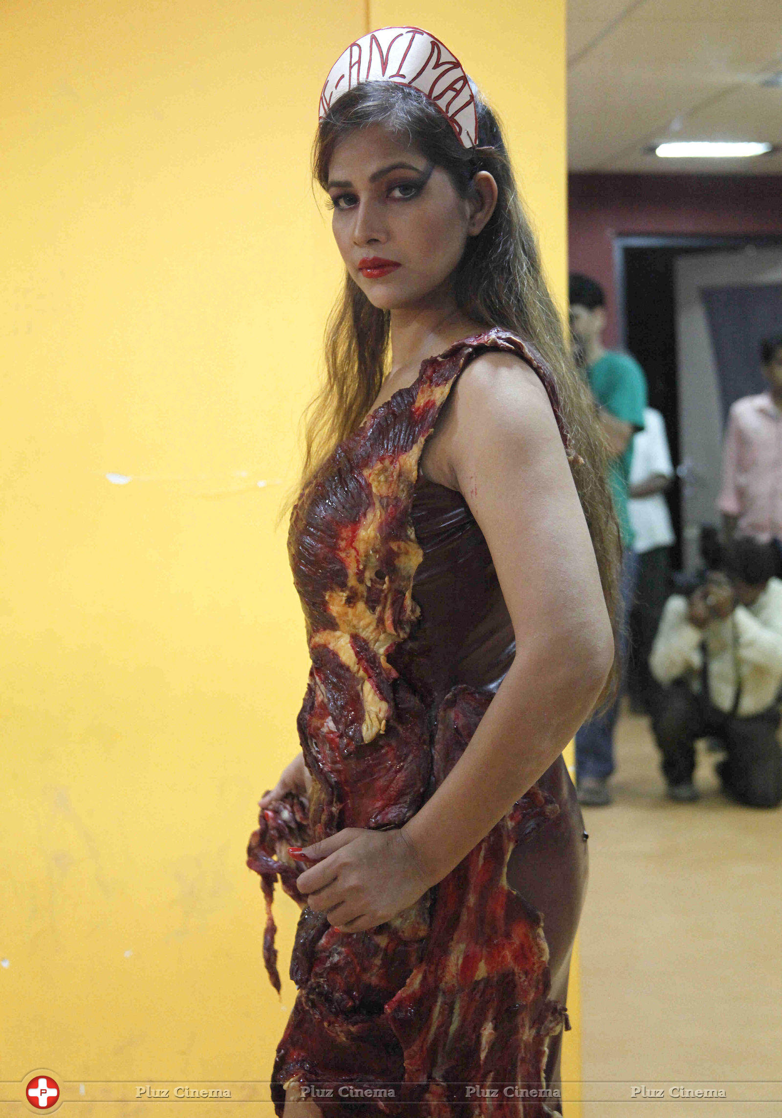 Tanisha Singh photo shoot wearing real goat meat dress Photos | Picture 709335
