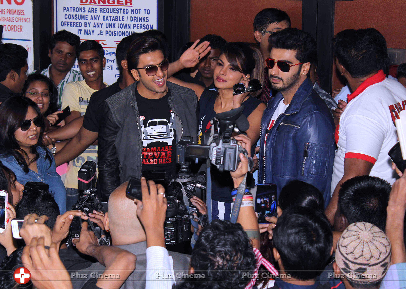 Star cast of film Gunday visit Gaiety Galaxy theatre Photos | Picture 712546