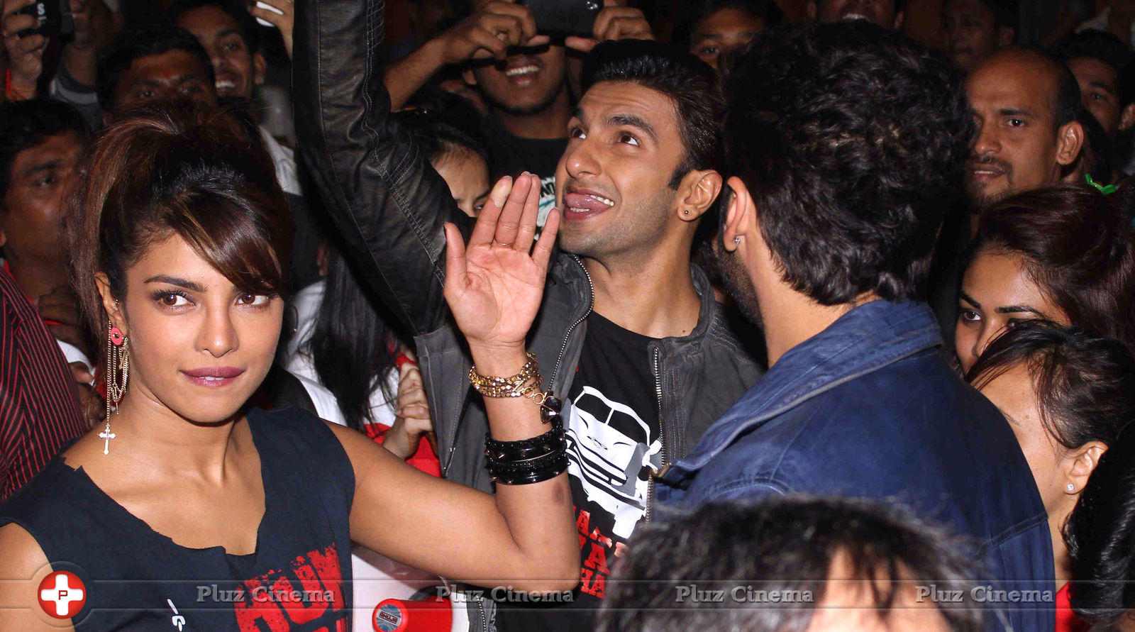 Star cast of film Gunday visit Gaiety Galaxy theatre Photos | Picture 712547