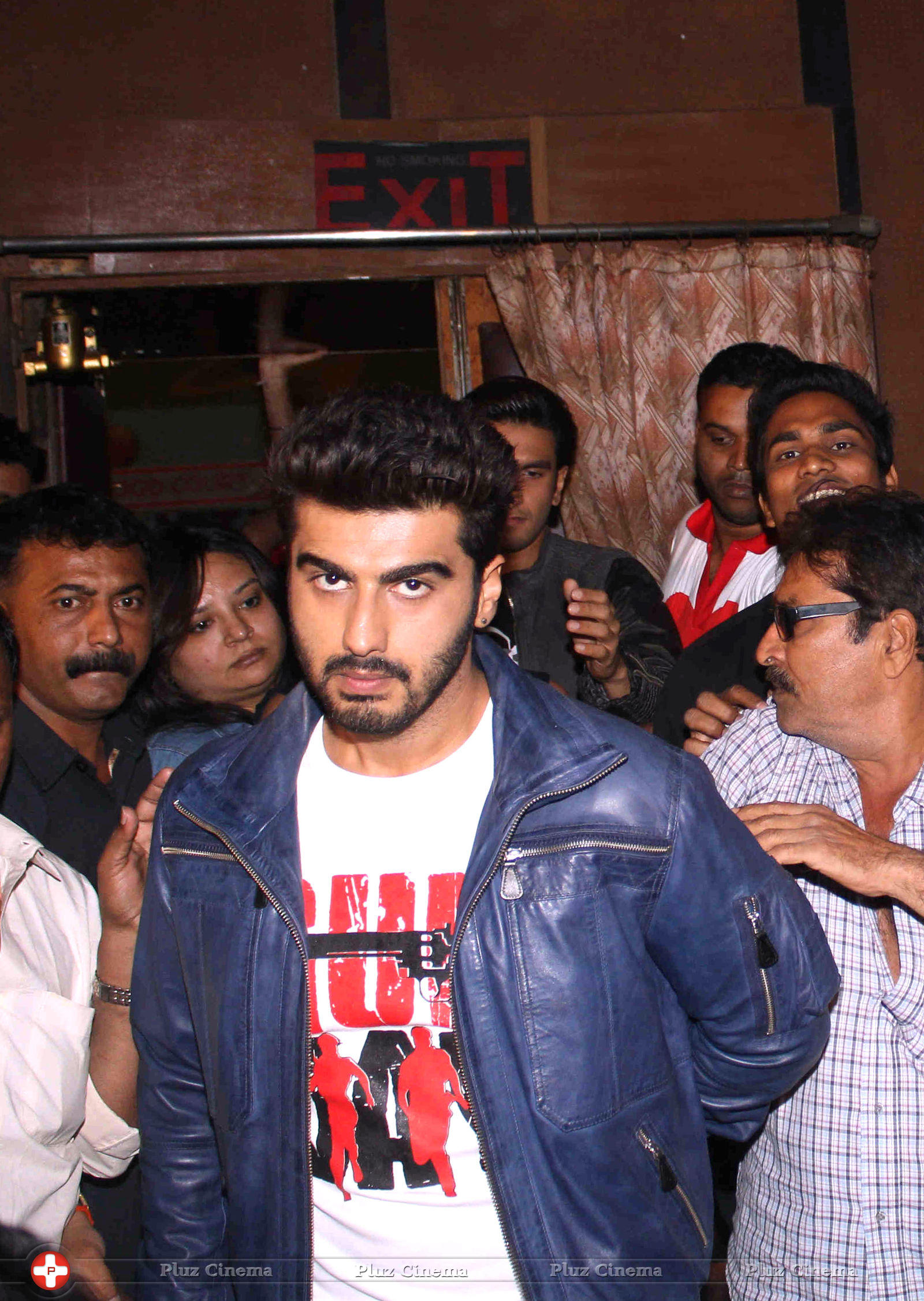 Arjun Kapoor - Star cast of film Gunday visit Gaiety Galaxy theatre Photos | Picture 712549