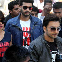 Star cast of film Gunday visit Gaiety Galaxy theatre Photos | Picture 712541