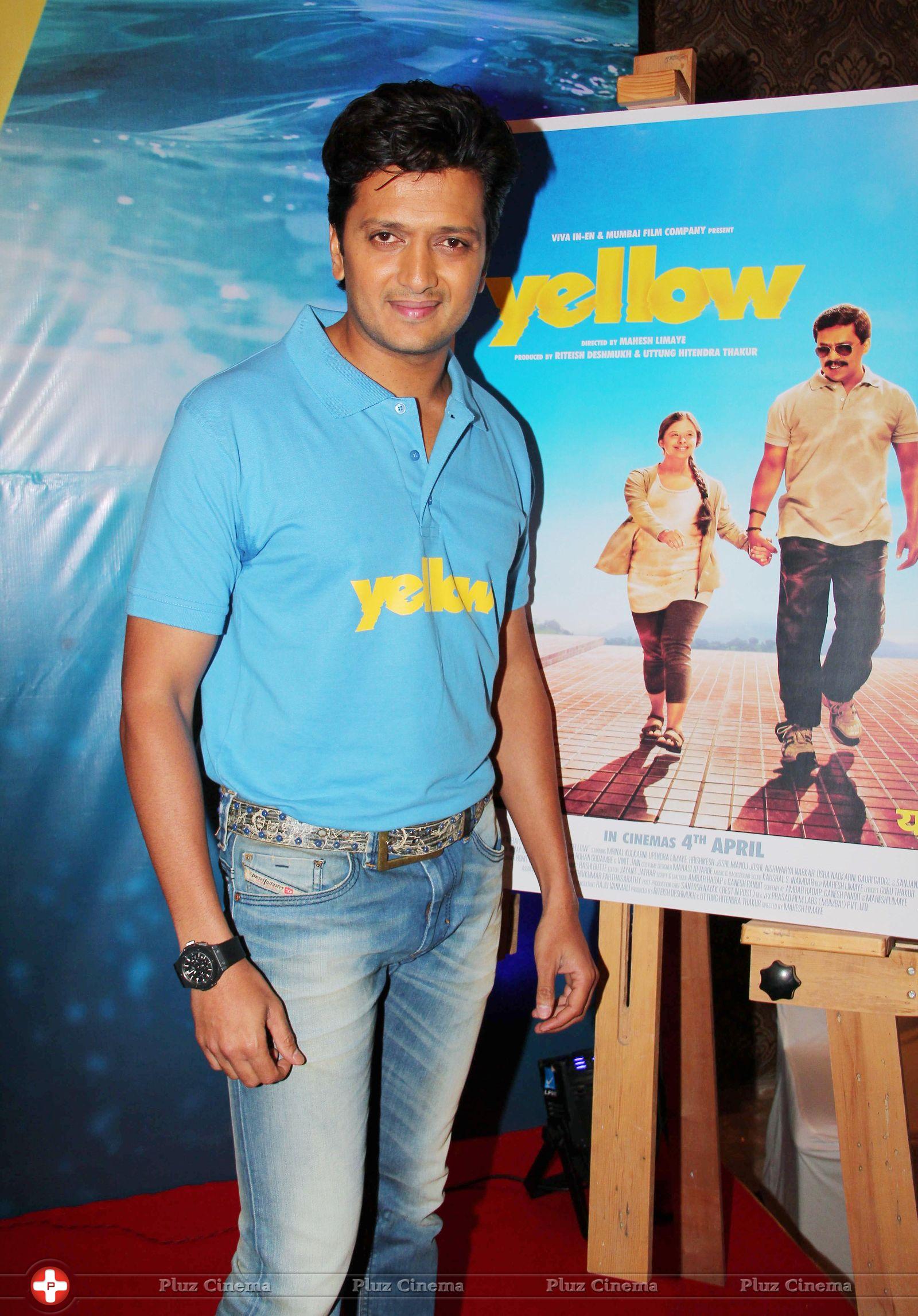 Ritesh Deshmukh - Trailer launch of Marathi film Yellow Photos | Picture 717008