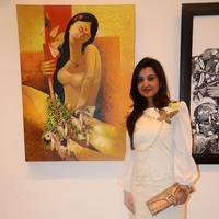 Amy Billimoria - Artist Raosaheb Gurav exhibition Photos