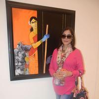 Zeenat Aman - Artist Raosaheb Gurav exhibition Photos