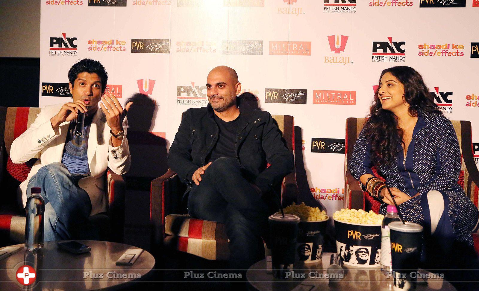 Vidya Balan and Farhan Akhtar promotes film Shaadi Ke Side Effects Photos | Picture 719667
