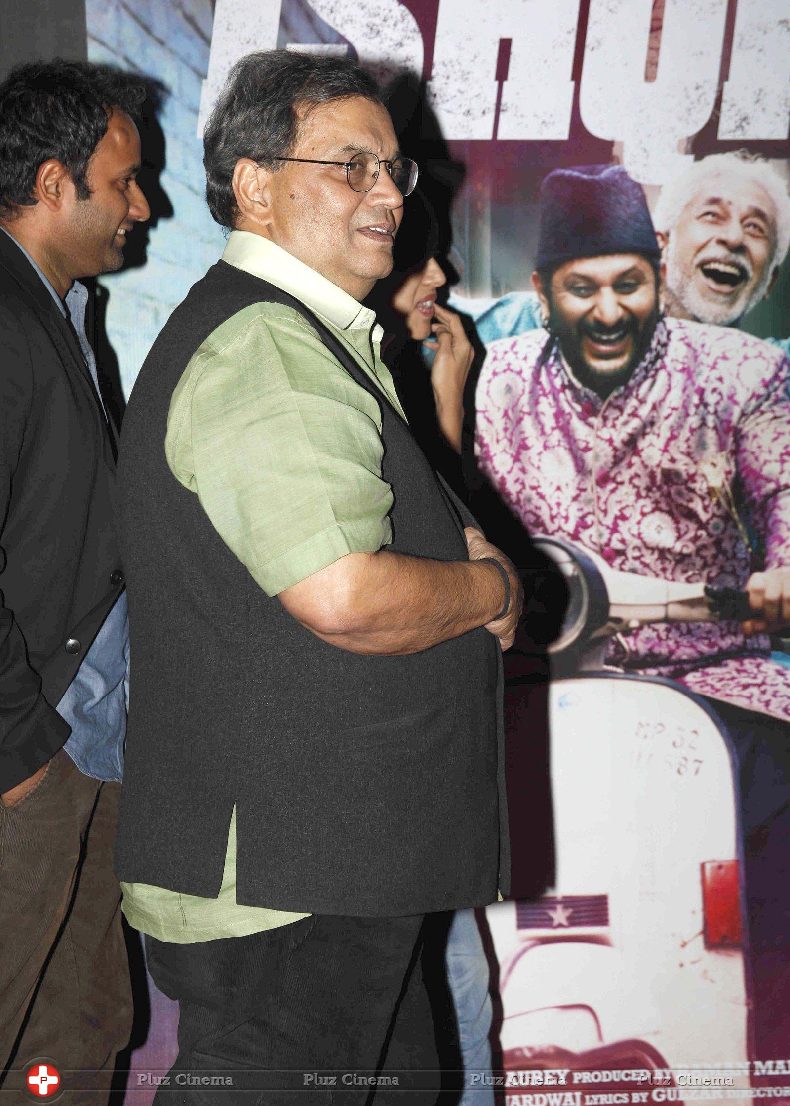 Subhash Ghai - Celebrities at The Premiere of film Dedh Ishqiya Photos | Picture 694731
