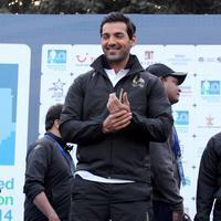 John Abraham - Mumbai Marathon 2014 Stills