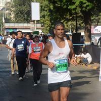 Milind Soman - Mumbai Marathon 2014 Stills