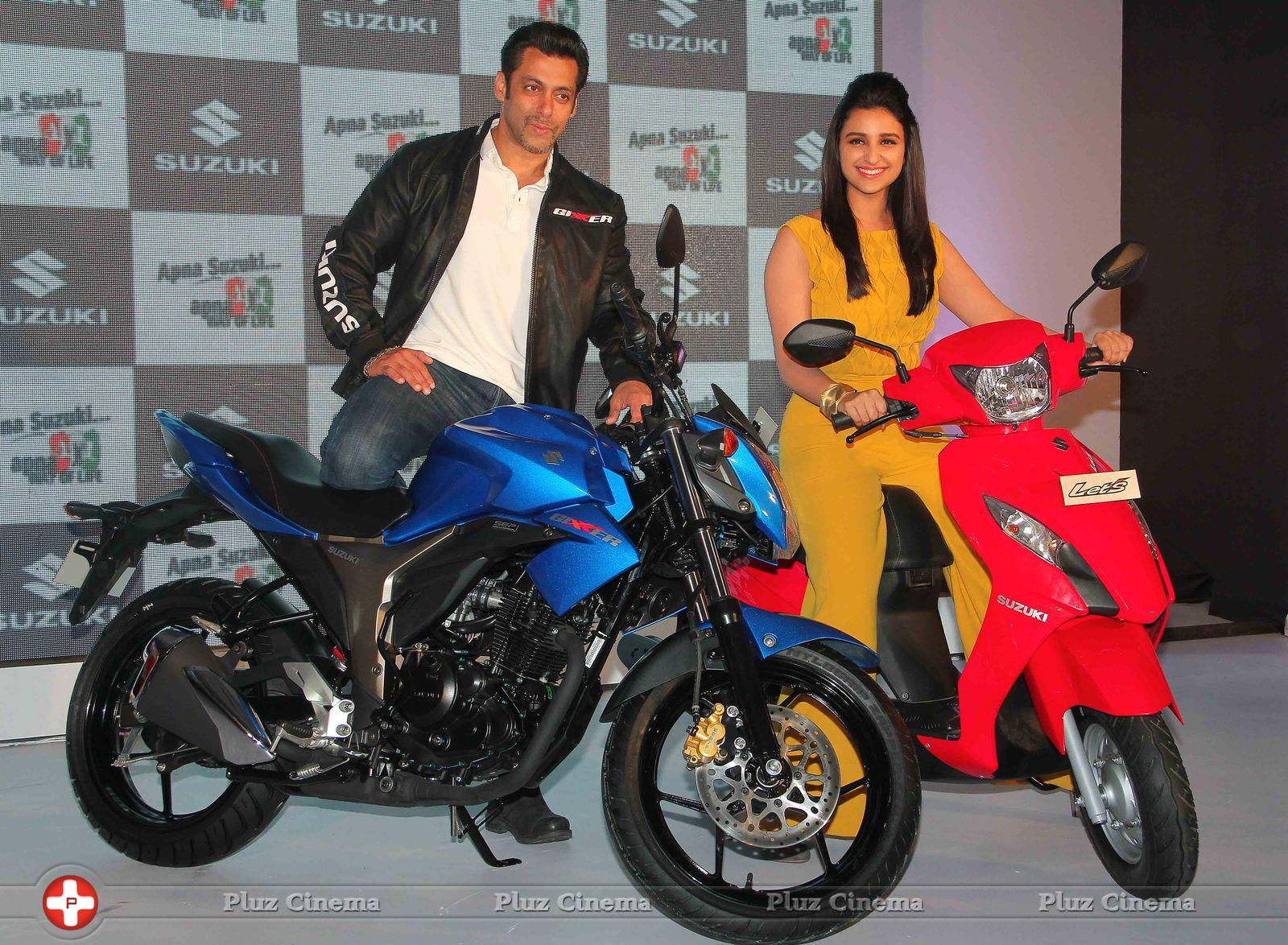 Salman and Parineeti launches Suzuki two wheelers Photos | Picture 704091