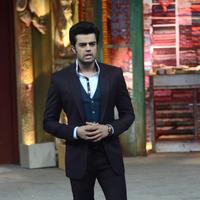 Manish Paul - Harbhajan Singh on the sets of Mad In India Photos